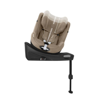 Cybex Sirona Gi Plus Almond Beige automobilinė kėdutė, 61–105 cm, iki 20 kg