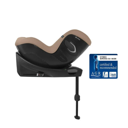 Cybex Sirona Gi Plus Almond Beige automobilinė kėdutė, 61–105 cm, iki 20 kg