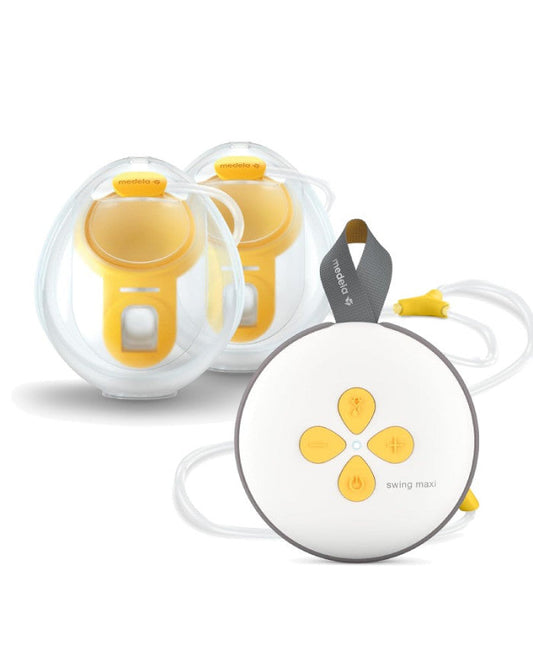 MEDELA Dvigubas pientraukis su įkraunama baterija Swing Maxi Hands Free
